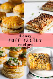 Four Easy Puff Pastry Recipes Easy Puff Pastry Recipe Puff Pastry Recipes Puff Pastry Recipes Savory