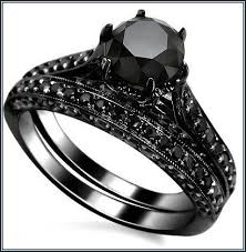 Black Wedding Bands For Her Wedding Band Design Black Wedding Band Black Diamond Wedding Bands Wedding Band Designs