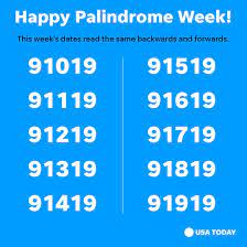 Upcoming listing of the main federal holidays and special occasions in the united states. Palindrome Week 2019 What Is It This Rare Date Phenomenon Explained