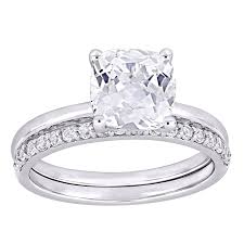 Fingerhut 10k gold 1 2 ct tw bridal set from s7d5.scene7.com our bridal ring sets come in a variety of styles, so you can be assured that she's going to love the one of the advantages of bridal diamond ring sets is you're ensured that both rings are a perfect. Lab Created White Sapphire Bridal Sets Online