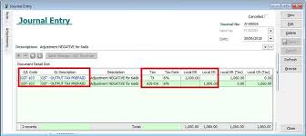 The principal rule is that the supply of service is treated as belonging (and taxed) at the location of the service 29. Adjustment To Negative Value In Gst 03 Estream Software