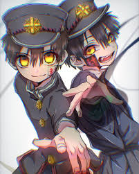 Hanako kun and Tsukasa Yugi🖤👻 𝘀𝗼𝘂𝗿𝗰𝗲 : pixiv 𝗰𝗿𝗲𝗱𝗶𝘁 𝘁𝗼 :  ゆきみ 𝗹𝗶𝗻𝗸 : — first slide : https://www.pixiv.net/en/artworks/84191495 —  second slide : https://www.pixiv.net/en/artworks/82901024 ⠀⠀⠀⠀⠀⠀⠀⠀⠀  𝗸𝗶𝘄𝗶𝗶 𝗴𝗮𝗻𝗴 ...