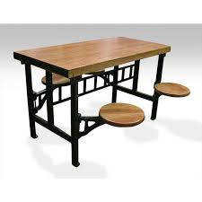 This Style Of Base Was Typically Used In A Factory Setting As An Assembly Line Or Cafeteria Table In The Early 1900s The Small Kitchen Tables Table Vintage Kitchen Decor