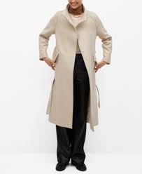 Long camel belted wool coat $254 | sumissura. Mango Wool Coats Shop The World S Largest Collection Of Fashion Shopstyle