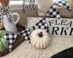 Black And White Buffalo Plaid Fall Decor Image Result For Black Buffalo Check Fall Decor Decor Fall Decor Family Room Decorating