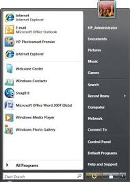 How To Work With The Start Menu In Windows Vista Dummies