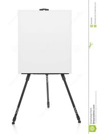 Advertising Stand Or Flip Chart Or Blank Artist Easel