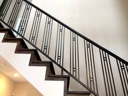 Custom Residential Railing In Northbrook Smw Modern Stair Railing Iron Stair Railing Railing Design