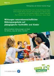 Liebe pädagoginnen und pädagogen, neugier. Stiftung Haus Der Kleinen Forscher Archive Verlag Barbara Budrich