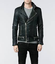 Allsaints Conroy Leather Biker Jacket Mens Leather Jackets Leather Jacket Men Style Jackets Men Fashion Leather Jacket Men