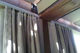 Nicetown outdoor curtain for patio waterproof extra long w52 x l108, rustproof grommet public divider blackout thermal insulated outdoor drape for pergola/porch, tan, 1 panel. Pergola Curtains Your Complete Measuring Guide