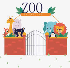 Zoo Door Cartoon Vector Material Zoo Vector Gates Vector Alphabet Letter Crafts Animal Erasers Zoo