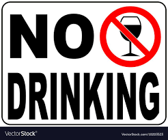 No Drinking Sign Royalty Free Vector Image Vectorstock No Drinking Sign Vector Free Free Vector Images