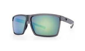Mirrored and polarized lenses heighten the style and functionality of standout sunglasses with oversized rectangular frames. Costa Del Mar Rincon Rin 156 Ogmglp Smoke Crystal Green Mirror 580g Polarized Groupon