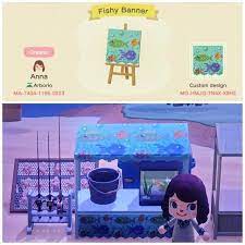 Fish Stall Banner Acqr Animal Crossing Game Animal Crossing New Animal Crossing
