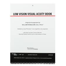 low vision visual acuity book acuity charts bernell