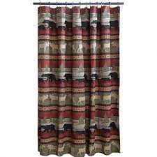 Rustic lighting and lodge lighting fixtures that offers the finest in handcrafted, rustic lighting and lamps. Lodge Moose Bear Shower Curtain