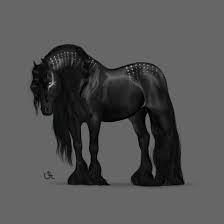 Night Pallor Smokenova Horse Art Horse Artwork Fantasy Horses