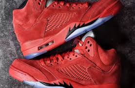 Detailed Images Of The Air Jordan 5 Red Suede Kicksonfire Com Air Jordans Red Suede Jordans