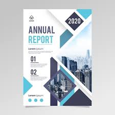 Download Abstract Annual Report Template With Photo For Free In 2020 Annual Report Book Cover Page Design Poster Background Design