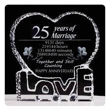 Unique gifts by real artisans. Ywhl 25 Year Marriage 25th Wedding Anniversary Crystal Paperweight Keepsake Gifts Buy Online In India At Desertcart In Productid 148029367