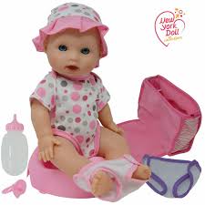 Drink And Wet Potty Training Baby Doll Posable Dolls With Pacifier Bottle And Diapers Helps Toilet Training For Kids Toys 4 U