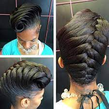 Voluminous french twist updo hairstyle for women. 50 Cute Updos For Natural Hair