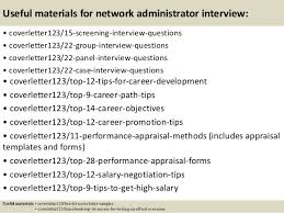 Top 5 Network Administrator Cover Letter Samples