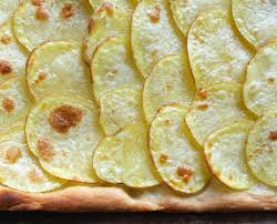 Authentic Italian Potato Pizza Pizza Con Patate With Yellow Idaho Potatoes Christina S Cucina Italian Potatoes Italian Pizza Toppings Idaho Potatoes