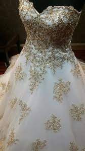 Gold And White Wedding Dress Gold Wedding Dress Gold Bridal Etsy Gold Lace Wedding Dress Gold Wedding Gowns Gold Wedding Dress