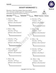Worksheet Density Drill And Practice 2 Product From Mrterrysscience On Teachersnotebook Com Density Worksheet Science Worksheets Word Problem Worksheets