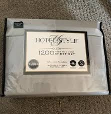 Maybe you would like to learn more about one of these? Hotel Style 1200 Thread Count Cotton Rich 6 Piece Sheet Set Soft Silver Color King Walmart Com Walmart Com