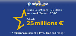 See more of résultats des tirages euromillions + du code my millions on facebook. Resultat Euromillions Du Vendredi 24 Avril 2020 Aucun Gagnant N A Remporte Le Jackpot Enquete Debat