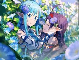 Asuna and yuuki 💙💜 : rswordartonline