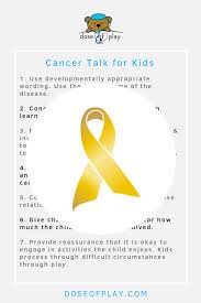 Talking about sustainability with kids is incredibly important to do. How To Talk To Your Kids About Cancer Dose Of Play
