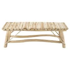Banc En Teck Banc Teck Rustique Moderne Canape En Bois