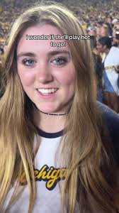 i fear we went the hardest in the student section @University of Michigan  @Larissa (Taylor’s Version) #umich #michigan #michiganfootball #gameday  #hottogo #viral #chappellroan #greenscreenvideo