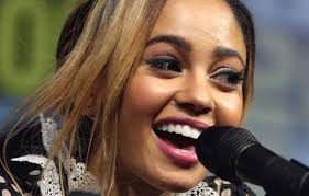 Vanessa Morgan Wows in Tiny Tie-Up Mini Dress, “Slim Fit”