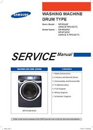 Pin On Samsung Washer Washing Machine Service Manuals