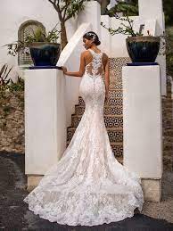 Halter Mermaid Wedding Dress Moonlight Couture H1400 Racerback Wedding Dress Moonlight Wedding Dress Wedding Dresses Sydney