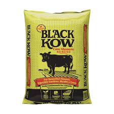 By mixing black kow cow manure with your native soil before planting, you will provide moisture holding capacity to sandy soils. Black Kow 50 Lb Organic Composted Manure 50150006 The Home Depot