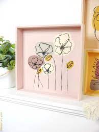 I love the color palette in this painting! Easy Diy Modern Wall Art Acrylic Paintings Party Ideas Party Printables Blog