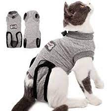amazon com ouuonno cat wound surgery recovery suit for abdominal wounds or skin diseases after surgery wear pajama suit in 2021 cat wounds cats and kittens kitten