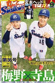 高卒ルーキーの梅野雄吾 寺島成輝が対談 丸ごとスワローズ 梅野 スワローズ スポーツ
