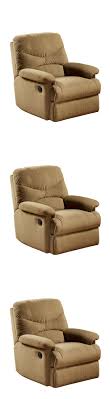 Plush Recliner Livingroom Reclining Chair Man Cave Tv Living Room Beige Brown Living Room Furniture Recliner Plush Recliner Recliner Chair