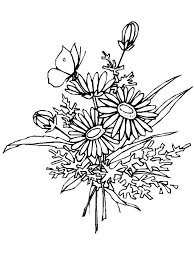 Votre magasin de fleurs en ligne est ouvert 7 jours sur 7 et 24 heures sur 24. Coloriage Bouquet De Fleur Marguerite Dessin Gratuit A Imprimer