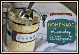 homemade laundry detergent the