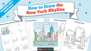 Doing this also helps to find ideas for new concepts and ways of stating something in your drawing, as often they suggest. How To Draw The New York Skyline Really Easy Drawing Tutorial