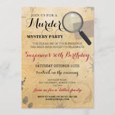 The service was prompt, friendly and attentive. Murder Mystery Invitations Zazzle