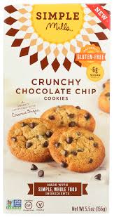 Sweet and buttery, with a hint of almond flavoring, these almond flour frosted sugar cookies are sure to become a favorite! Simple Mills Chocolate Chip Crunchy Cookies 5 5 Oz Walmart Com Walmart Com